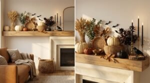Halloween Mantel Decor: From Subtle and Cozy to Seriously Spooky